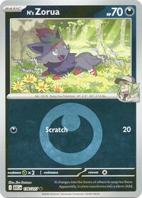 N's Zorua (Energy Symbol Pattern) - 136/217 - Common - ME: Ascended Heroes (Reverse Holofoil)