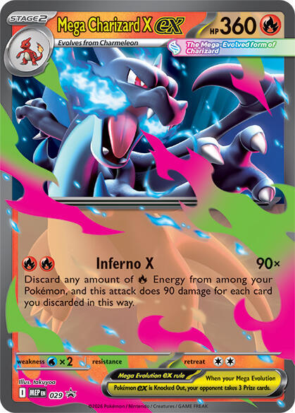 Mega Charizard X ex (029) (MEP)