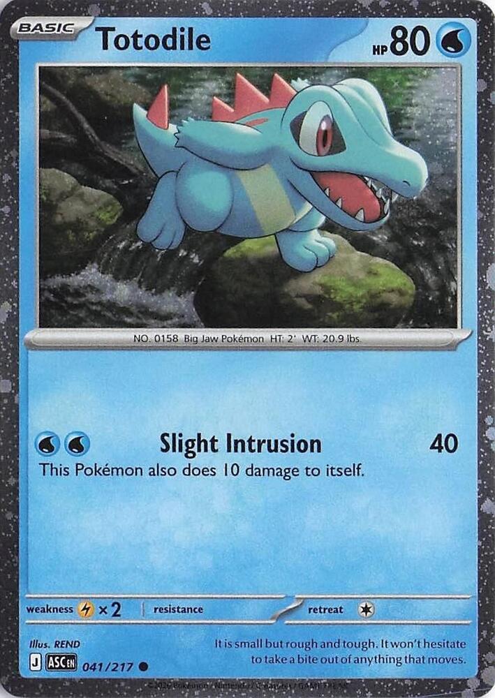 Totodile (Cosmos Holo) (041/217) (MCAP)