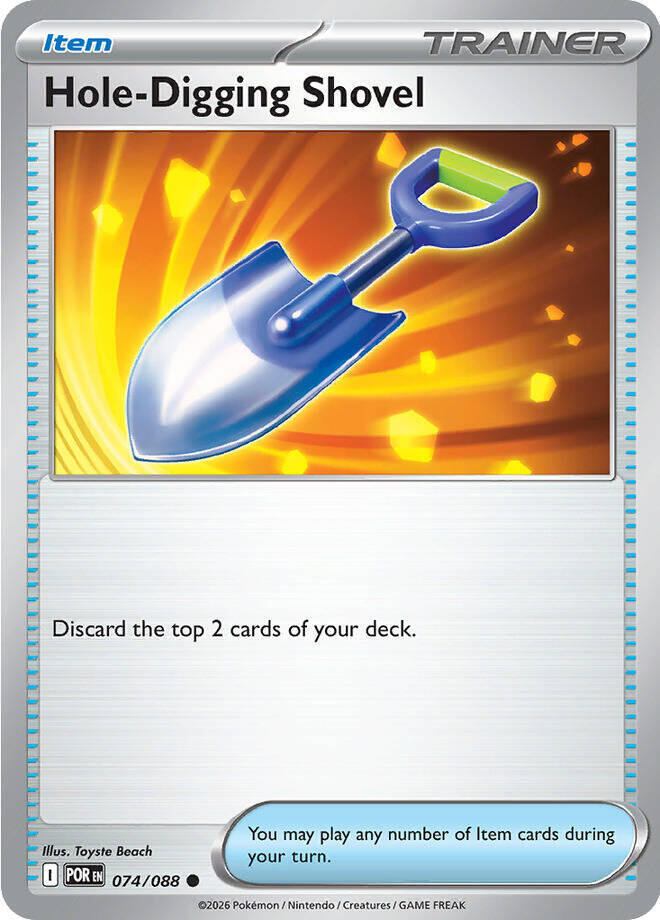 Hole-Digging Shovel (074/088) Common (POR)