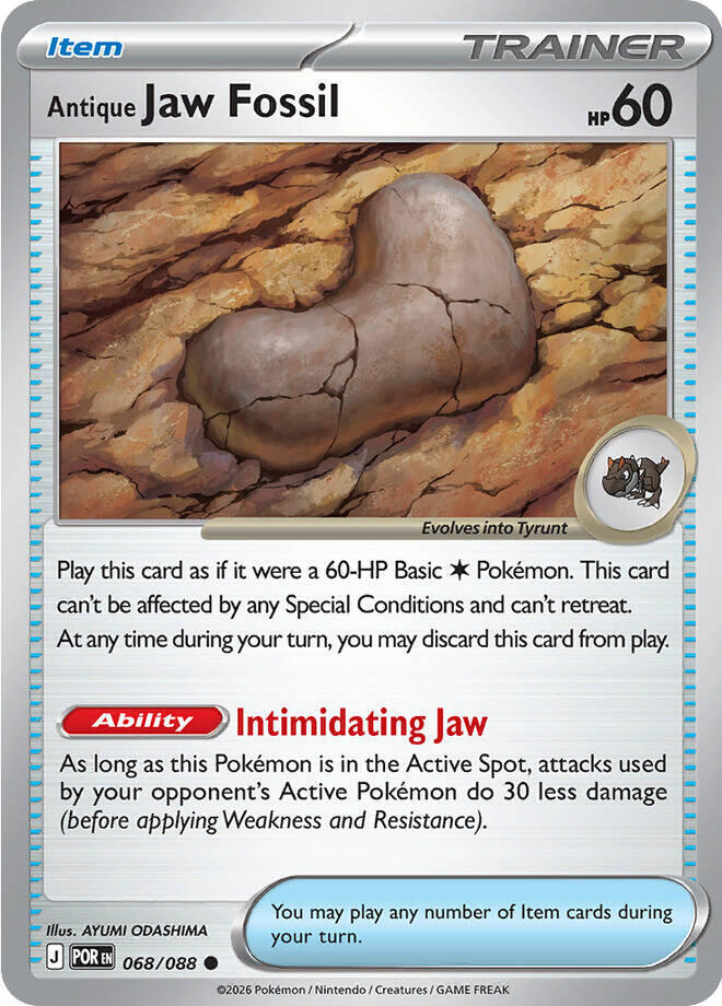 Antique Jaw Fossil (068/088) Common (POR)