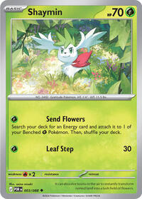 Catalog image | Shaymin - 003/088 - ME03: Perfect Order | ME03: Perfect Order | 003/088