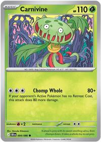 Catalog image | Carnivine - 004/086 - ME04: Chaos Rising | ME04: Chaos Rising | 004/086