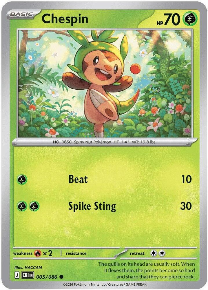 Chespin (005/086) Common (CRI)