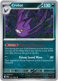 Catalog image | Crobat - 051/086 - ME04: Chaos Rising | ME04: Chaos Rising | 051/086