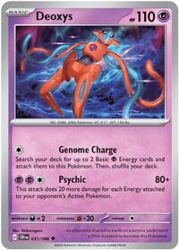 Catalog image | Deoxys - 031/086 - ME04: Chaos Rising | ME04: Chaos Rising | 031/086