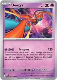 Catalog image | Deoxys - 032/086 - ME04: Chaos Rising | ME04: Chaos Rising | 032/086