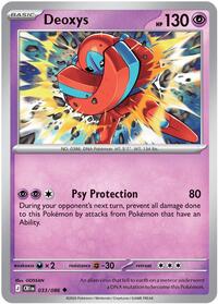 Catalog image | Deoxys - 033/086 - ME04: Chaos Rising | ME04: Chaos Rising | 033/086