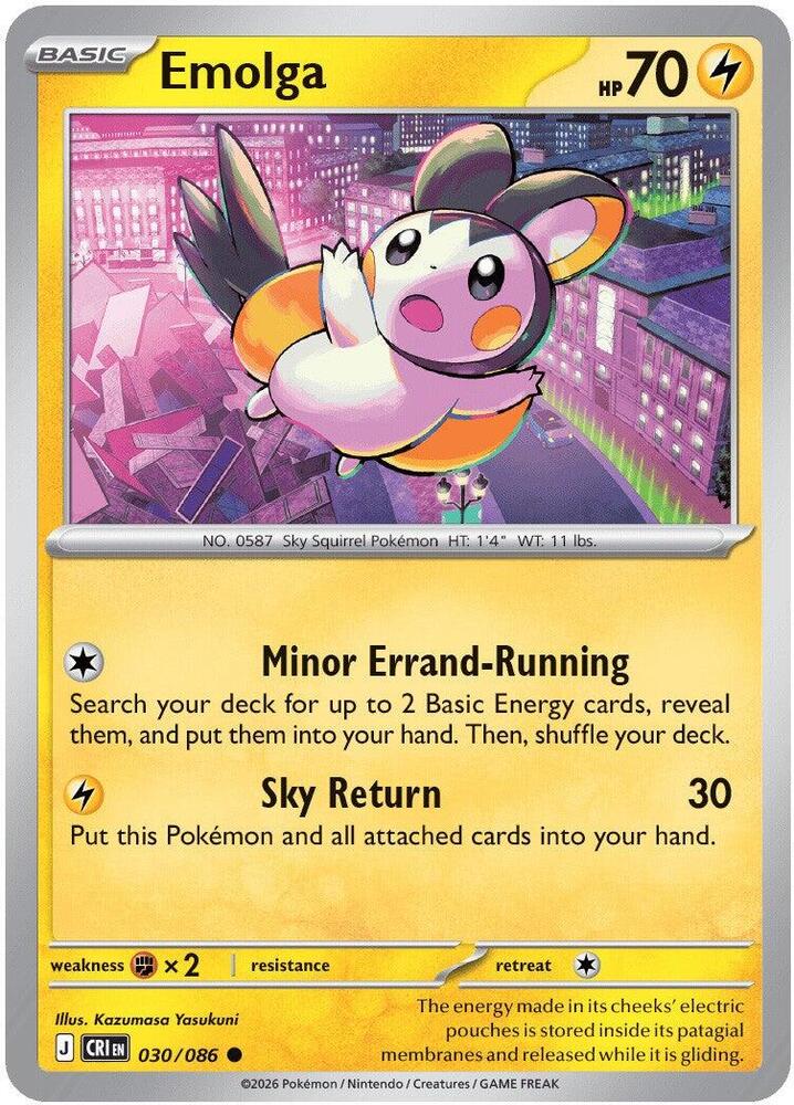 Emolga (030/086) Common (CRI)