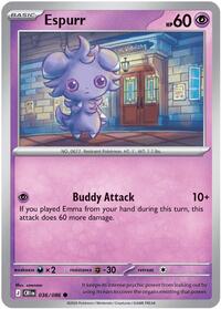 Catalog image | Espurr - 036/086 - ME04: Chaos Rising | ME04: Chaos Rising | 036/086