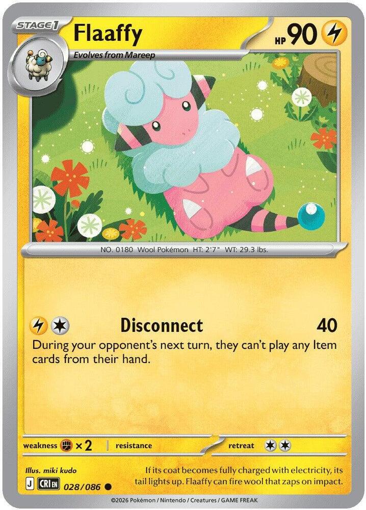 Flaaffy (028/086) Common (CRI) (Reverse Holofoil)