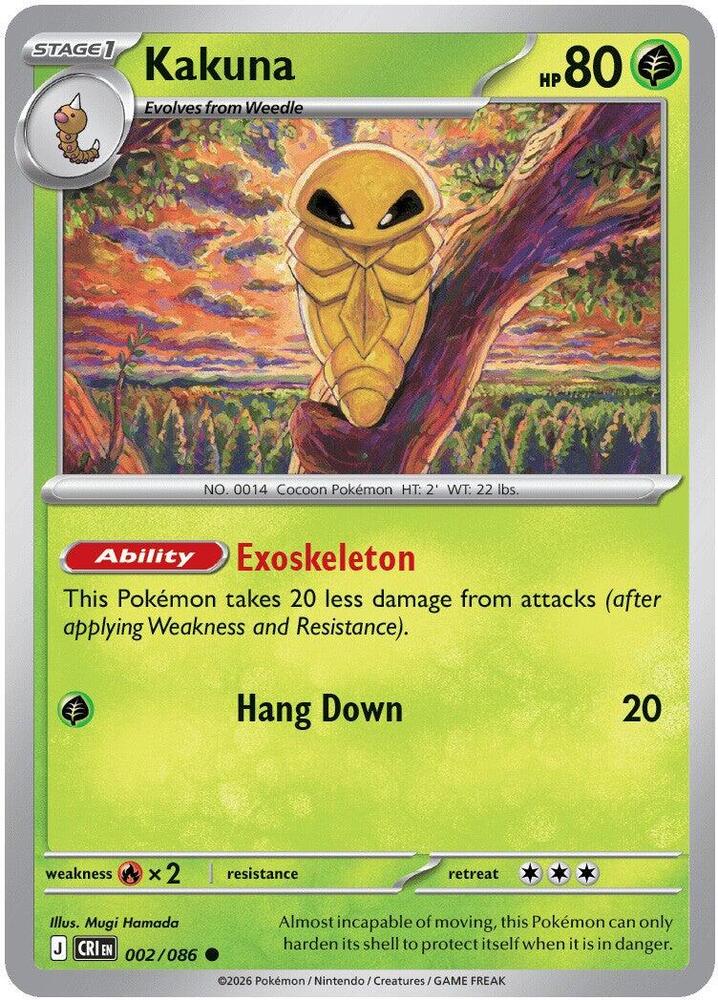 Kakuna (002/086) Common (CRI)