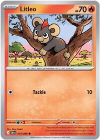 Litleo - 014/086 - Common - ME04: Chaos Rising (Reverse Holofoil)