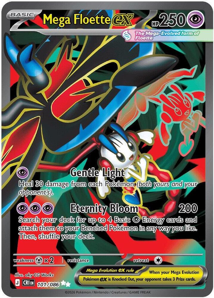 Mega Floette ex (101/086) Ultra Rare (CRI)