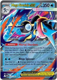 Mega Greninja ex - 022/086 - Double Rare - ME04: Chaos Rising
