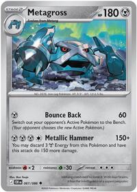 Catalog image | Metagross - 061/086 - ME04: Chaos Rising | ME04: Chaos Rising | 061/086
