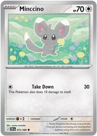 Catalog image | Minccino - 072/086 - ME04: Chaos Rising | ME04: Chaos Rising | 072/086