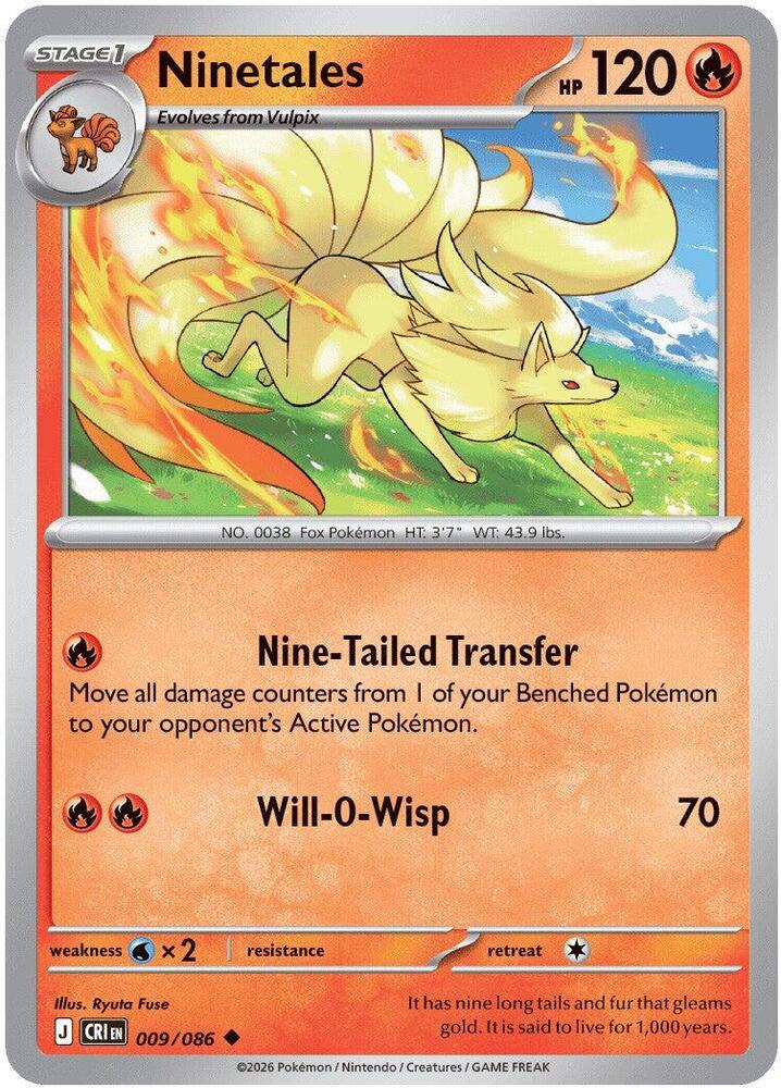 Ninetales (009/086) Uncommon (CRI)