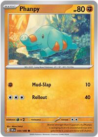 Catalog image | Phanpy - 044/086 - ME04: Chaos Rising | ME04: Chaos Rising | 044/086
