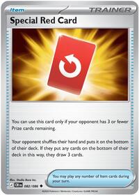 Special Red Card - 082/086 - Uncommon - ME04: Chaos Rising (Reverse Holofoil)