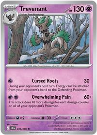 Catalog image | Trevenant - 039/086 - ME04: Chaos Rising | ME04: Chaos Rising | 039/086