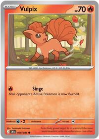 Catalog image | Vulpix - 008/086 - ME04: Chaos Rising | ME04: Chaos Rising | 008/086