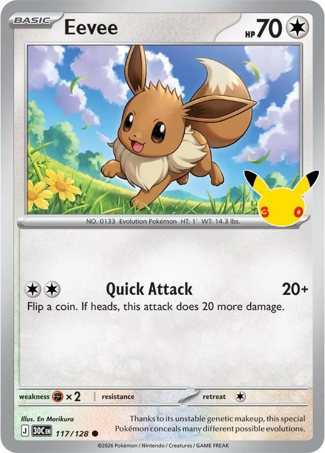 Eevee (117/128) (30C)