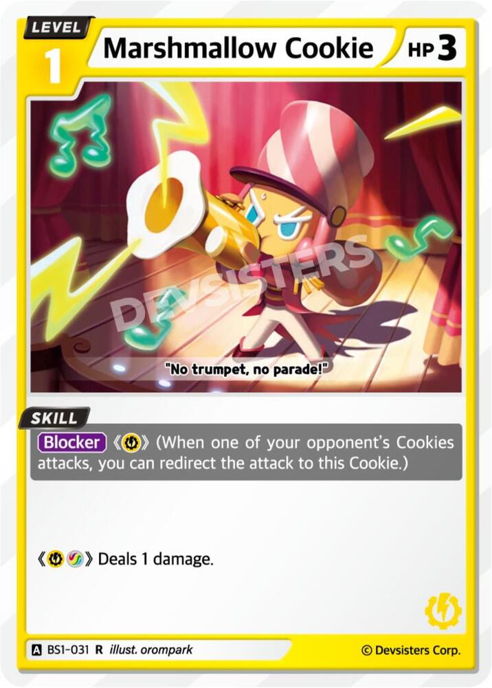 Marshmallow Cookie (BS1-031) Rare (BS1-BS2)