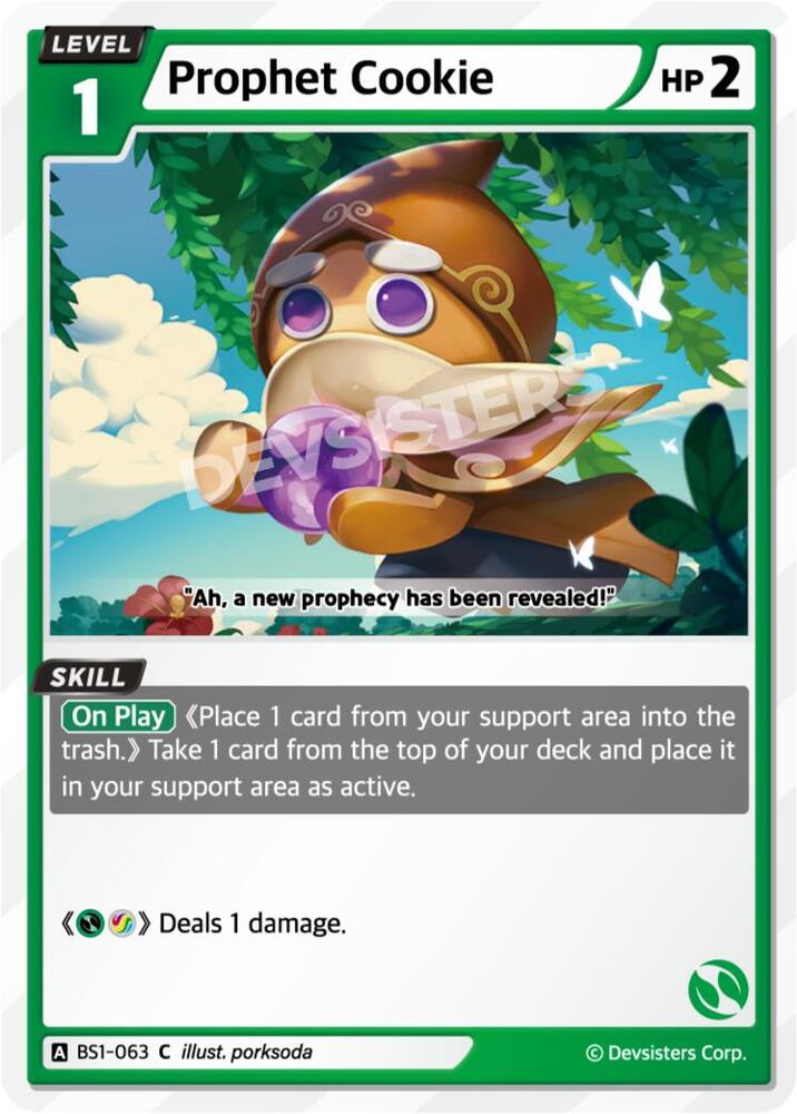 Prophet Cookie (BS1-063) Common (BS1-BS2)
