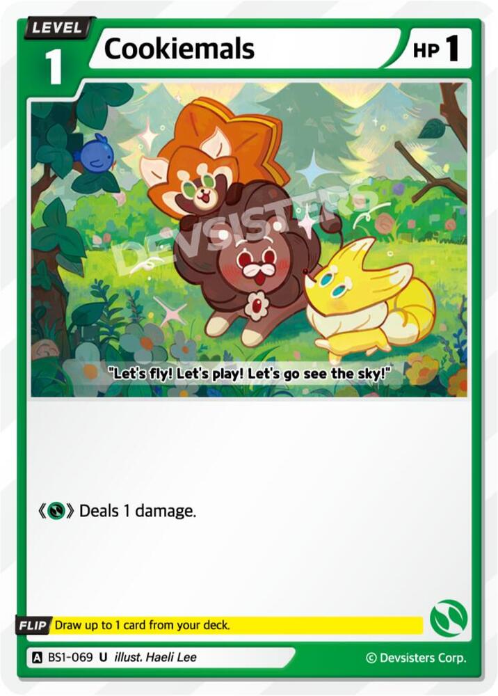 Cookiemals (BS1-069) Uncommon (BS1-BS2)