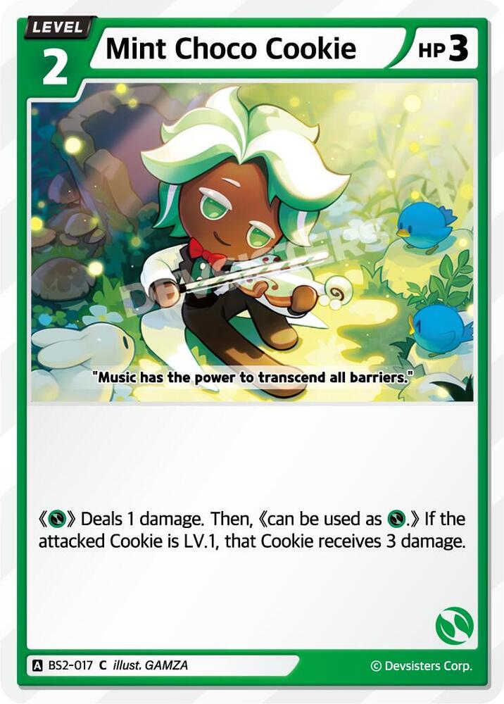 Mint Choco Cookie (BS2-017) Common (BS1-BS2)
