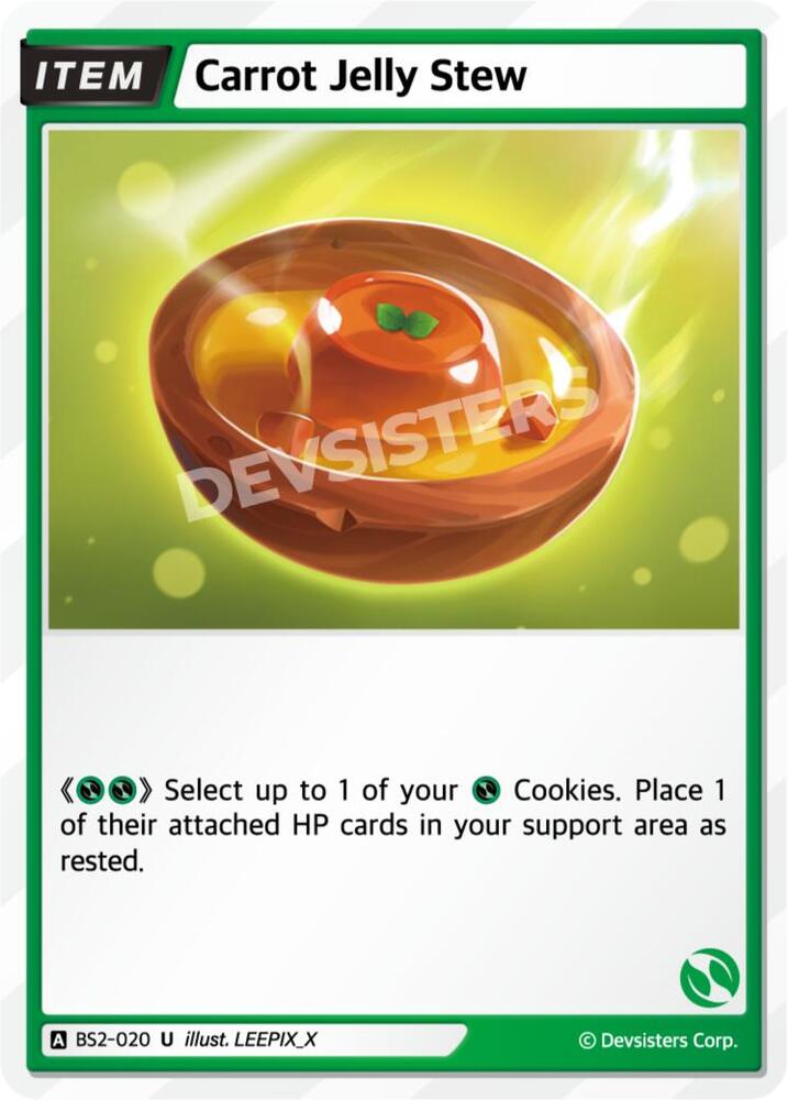 Carrot Jelly Stew (BS2-020) Uncommon (BS1-BS2)