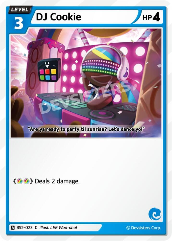 DJ Cookie (BS2-023) Common (BS1-BS2)