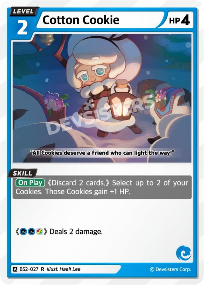 Cotton Cookie (BS2-027) Rare (BS1-BS2)