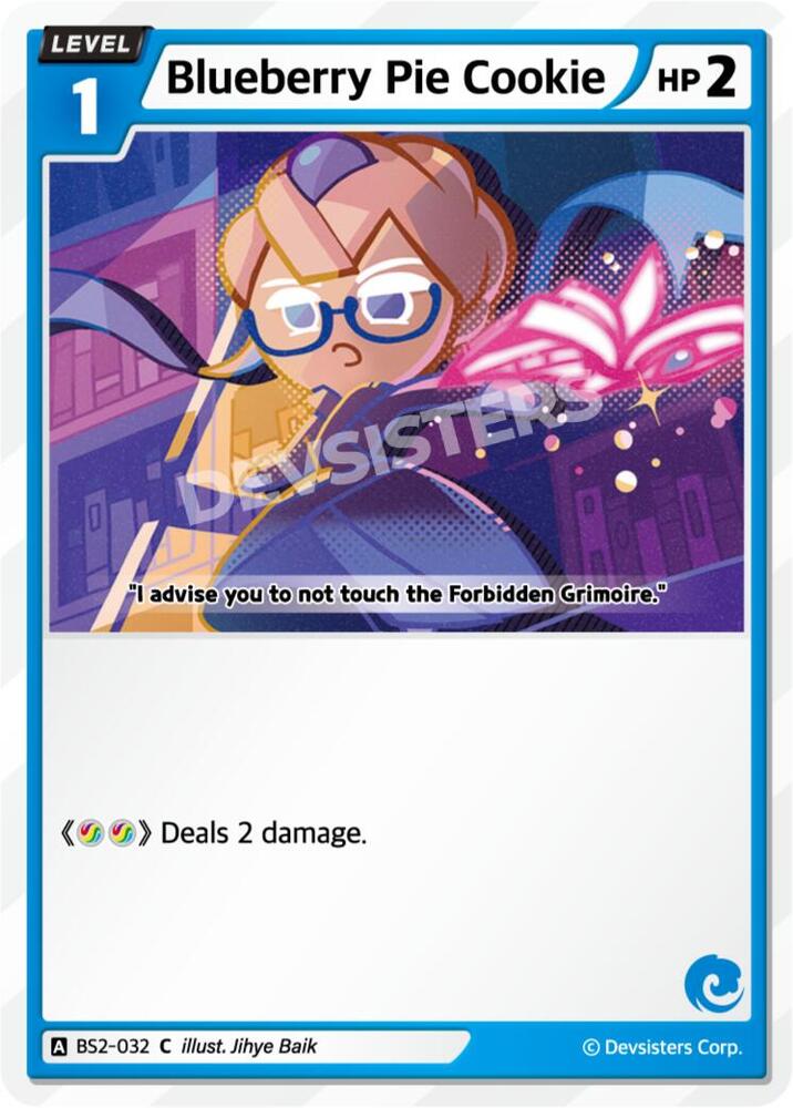 Blueberry Pie Cookie (BS2-032) Common (BS1-BS2)