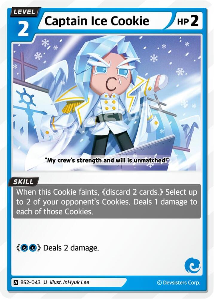 Captain IceCookie (BS2-043) Uncommon (BS1-BS2)