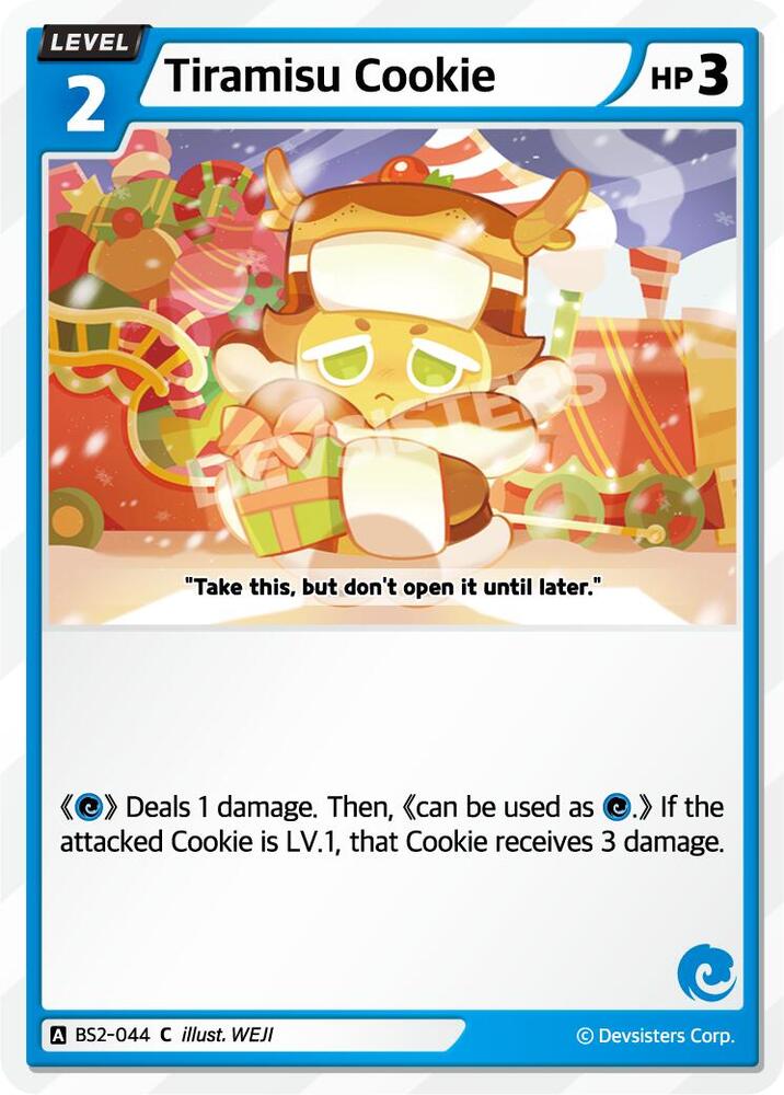 Tiramisu Cookie (BS2-044) Common (BS1-BS2)