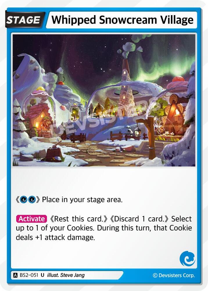 Whipped Snowcream Village (BS2-051) Uncommon (BS1-BS2)