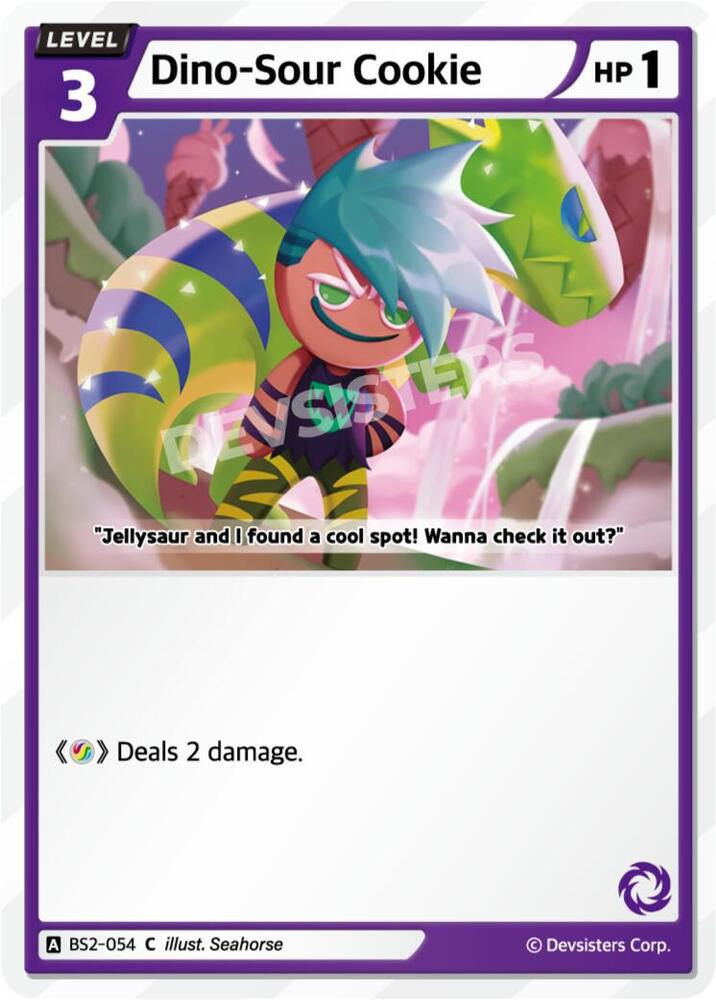 Dino-Sour Cookie (BS2-054) Common (BS1-BS2)