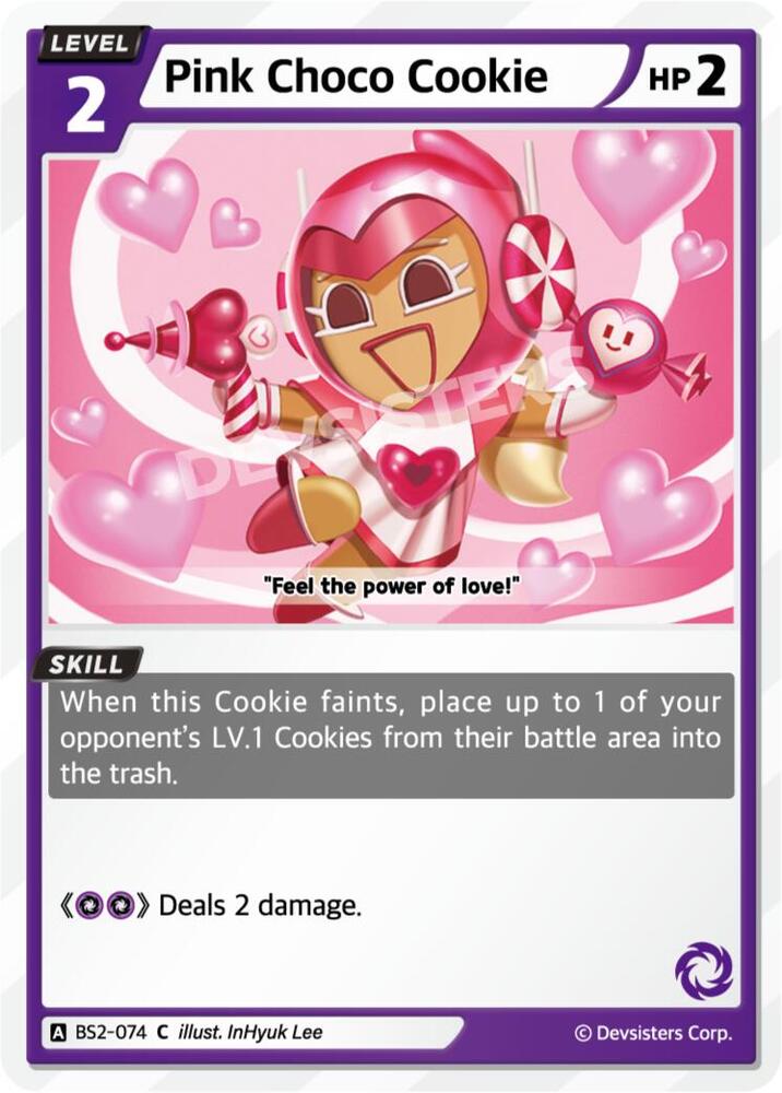 Pink Choco Cookie (BS2-074) Common (BS1-BS2)