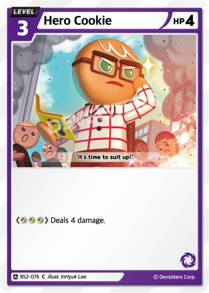 Hero Cookie (BS2-076) Common (BS1-BS2)