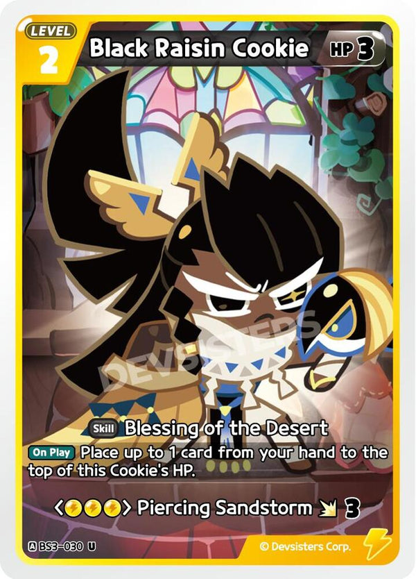 Black Raisin Cookie (BS3-030) Uncommon (BS3-BS4)