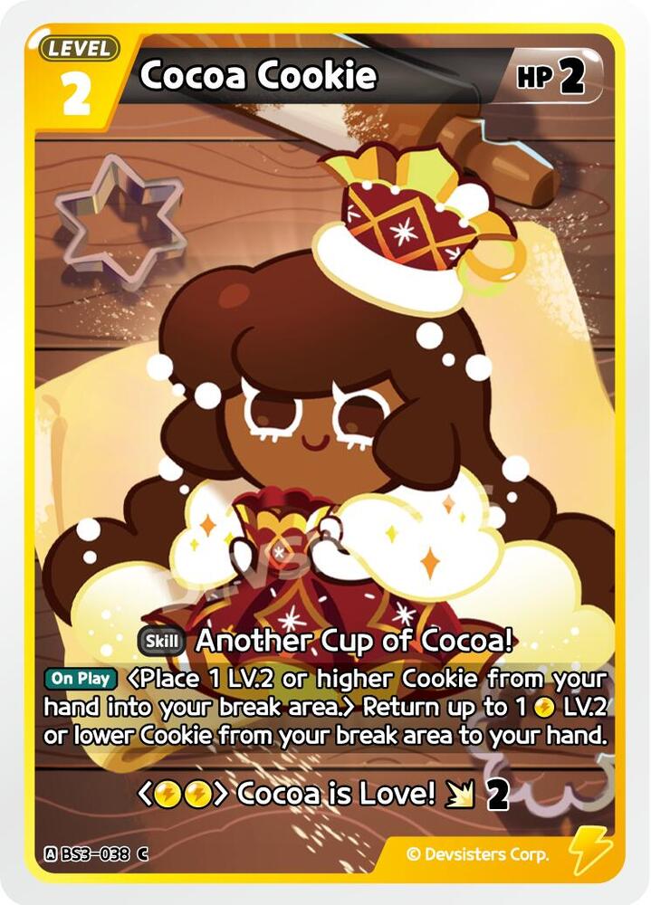 Cocoa Cookie (BS3-038) Common (BS3-BS4)