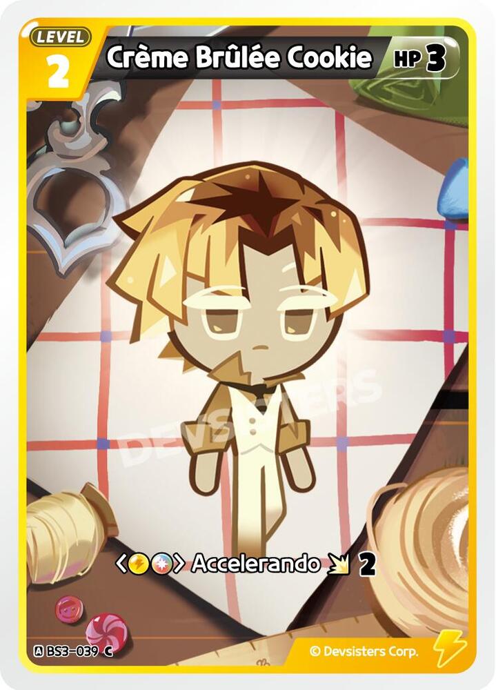 Creme Brulee Cookie (BS3-039) Common (BS3-BS4)