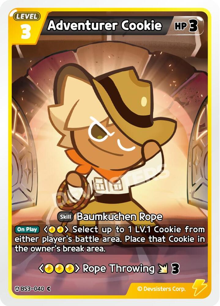 Adventurer Cookie (BS3-040) Common (BS3-BS4)