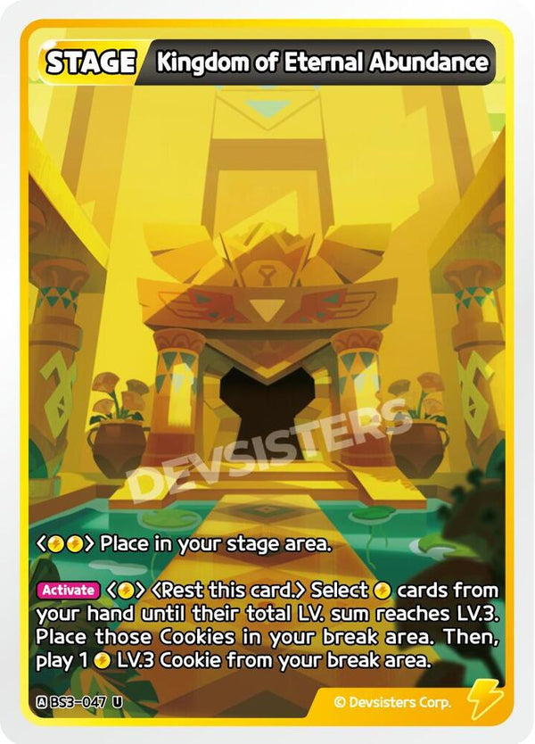 Kingdom of Eternal Abundance (BS3-047) Uncommon (BS3-BS4)