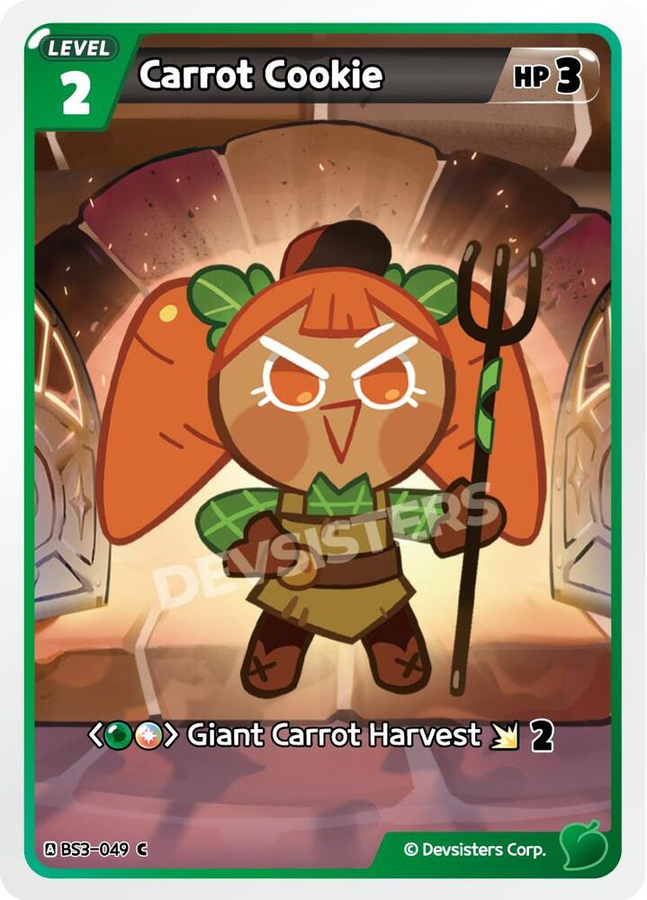 Carrot Cookie (BS3-049) Common (BS3-BS4)
