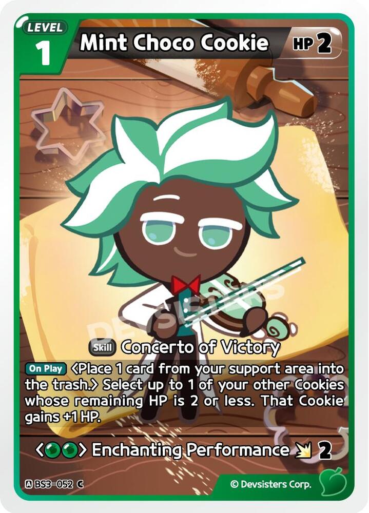 Mint Choco Cookie (BS3-052) Common (BS3-BS4)