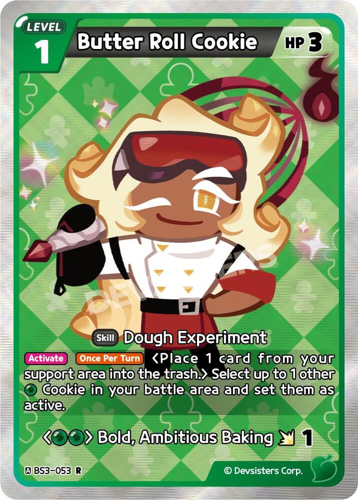 Butter Roll Cookie (BS3-053) Rare (BS3-BS4)