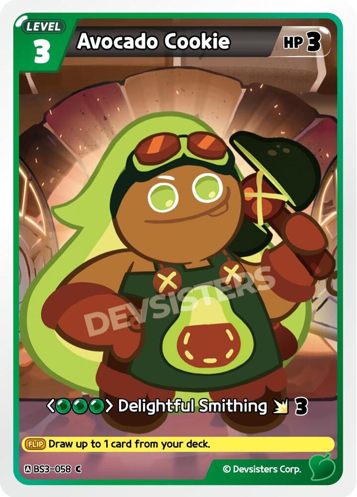 Avocado Cookie (BS3-058) Common (BS3-BS4)